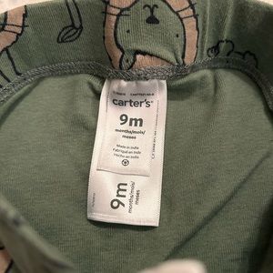 Carter’s green lion set!